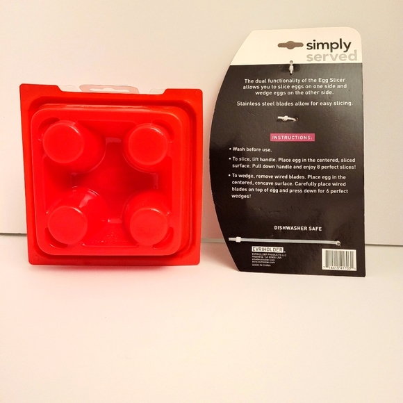 NWT Egglettes 4-pack & Simply Served 2-IN-1 Egg Slicer Bundle/Lot - Picture 8 of 8